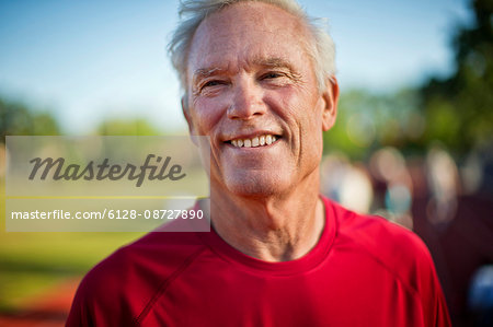 Portrait of a smiling senior man.