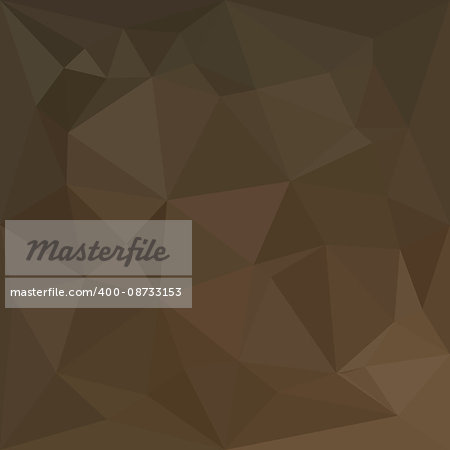 Low polygon style illustration of a blast off bronze abstract geometric background.