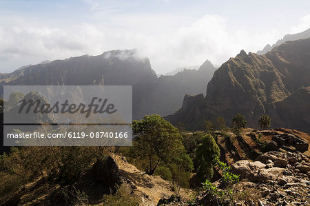 Landscape near Corda, Santo Antao, Cape Verde Islands, Africa