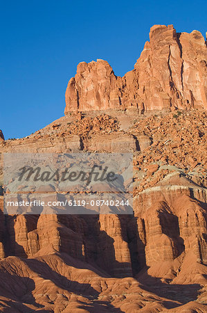 Fluted wall, Capitol Reef National Park, Utah, United States of America, North America