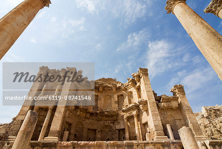 The Nymphaeum, Jerash (Gerasa), a Roman Decapolis city, Jordan, Middle East