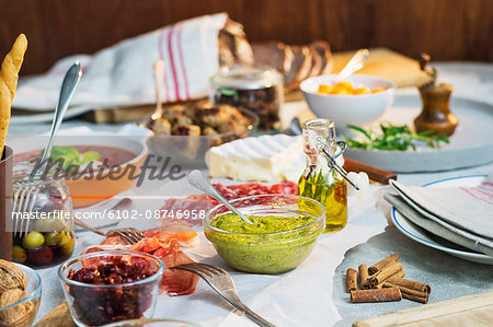 Food on table Food on table