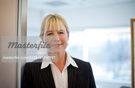 Businesswoman in her office.