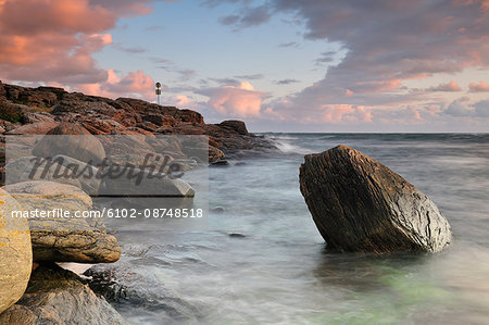 Sea coast with rocks