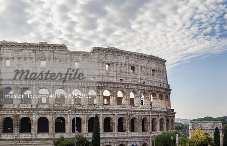 The Colosseum or Coliseum, also known as the Flavian Amphitheatre is an elliptical amphitheatre in the centre of the city of Rome, Italy.
