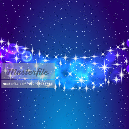 Stars and night sky. Abstract background. Vector eps10 illustration.