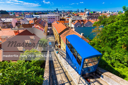 Zagreb Funicular to the Upper Town, Zagreb, Croatia