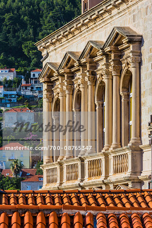 Architecture in Dubrovnik, Dalmatia, Croatia