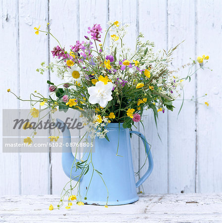 Flowers in a jug, Sweden.