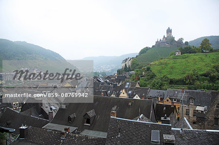 Germany, Rhineland-Palatinate, Moselle Valley, Cochem, Reichsburg Castle