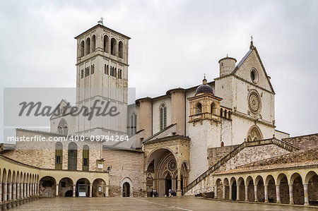 The Papal Basilica of St. Francis of Assisi is the mother church of the Roman Catholic Franciscan Order in Assisi, Italy.