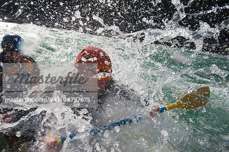 A rafting expedition down the Karnali River, west Nepal, Asia