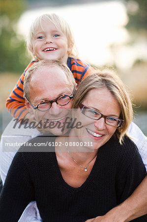 Portrait of happy family