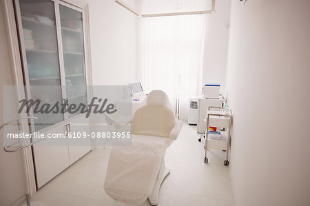 Empty dentist office in dental clinic