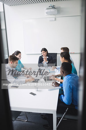 Team of doctors in a meeting at conference room