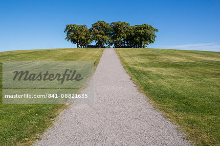 Meditation grove in Skogskyrkogarden, UNESCO World Heritage Site, Stockholm, Sweden, Scandinavia, Europe