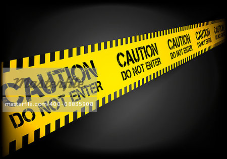 detailed illustration of a caution do not enter line background, eps10 vector