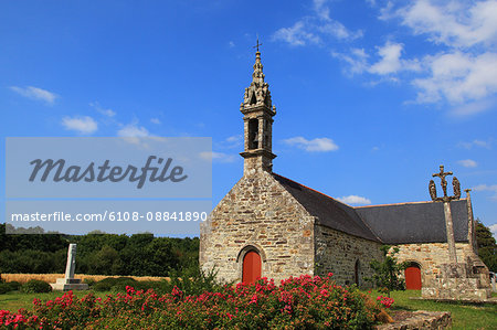 France. Brittany. Saint Nic Church.