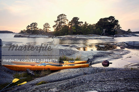 kayaks in the archipelago