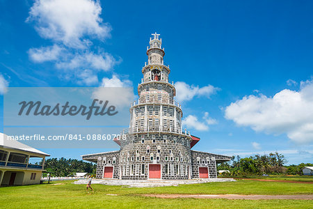 Church of the Sacred Heart, Matautu, Wallis Island, Wallis and Futuna, Melanesia, South Pacific, Pacific