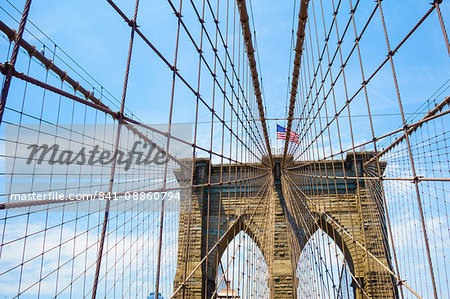 Brooklyn Bridge, New York City, United States of America, North America