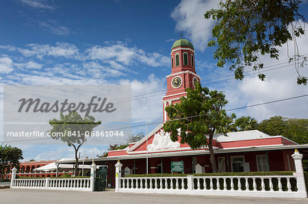 The Garrison Savannah, Clock Tower Bridgetown, Christ Church, Barbados, West Indies, Caribbean, Central America