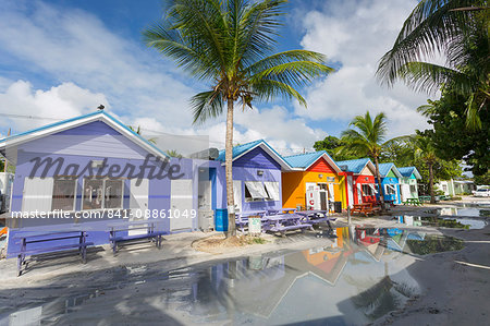 Row of Chattel Houses, Oistins, Christ Church, Barbados, West Indies, Caribbean, Central America