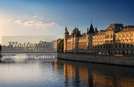 Court of Cassation on Seine in Paris, France