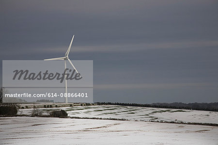 Windmill in the Snow