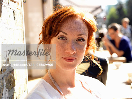 Close up of woman's smiling face