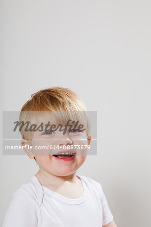 Boy smiling to camera