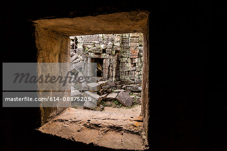 Ta Prohm Temple ruins at  Angkor Wat, Siem Reap, Cambodia