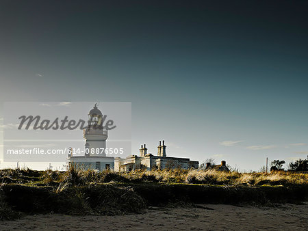 Chanonry Point lighthouse, Scotland, UK