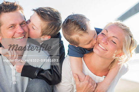 Portrait of happy family