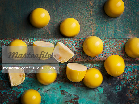 Yellow desserts