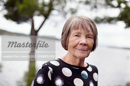 Portrait of senior woman Portrait of senior woman