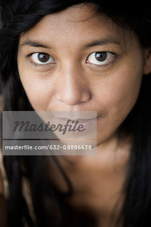 Woman smiling, headshot