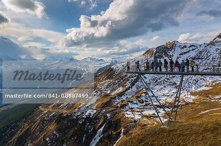 View from Grindelwald First, Jungfrau region, Bernese Oberland, Swiss Alps, Switzerland, Europe