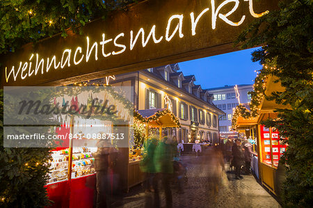 Christmas Market in Balliz, Thun, Jungfrau region, Bernese Oberland, Swiss Alps, Switzerland, Europe