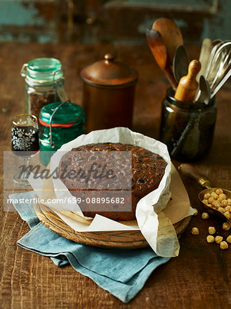 Fruit loaf for Christmas