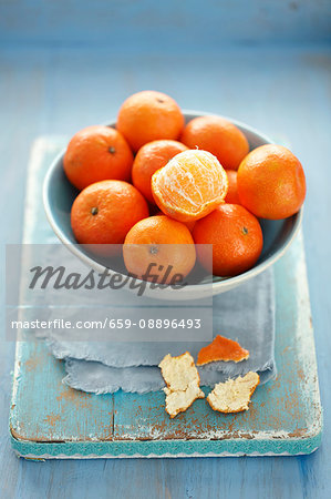 Tangerines in a bowl