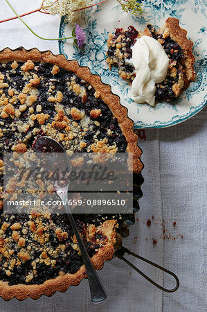Blueberry pie Blueberry pie