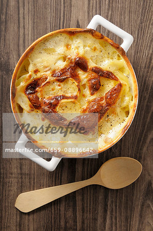 Potato Gratin in Baking Dish