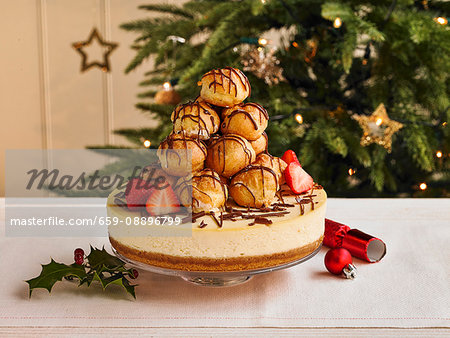 Profiterole Cheesecake Bleed Profiterole Cheesecake Bleed
