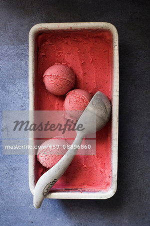 Strawberry Sorbet Strawberry Sorbet