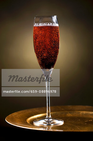 Sparkling ruby Champagne