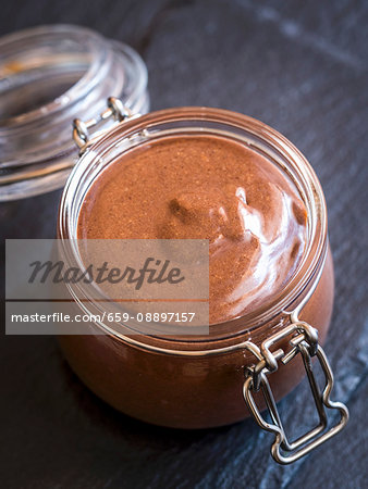 Homemade Nutella chocolate spread