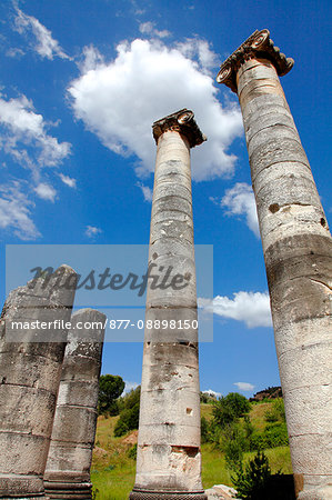 Turkey, province of Manisa (east of Izmir), Sardes (Sart or Sardis), the Artemis temple site