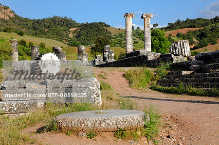 Turkey, province of Manisa (east of Izmir), Sardes (Sart or Sardis), Artemis temple site