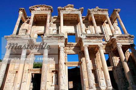 Turkey, province of Izmir, Selcuk, archeological site of Ephesus, Celsus library